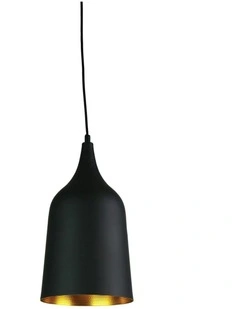 Plato Single Pendant Light in Black