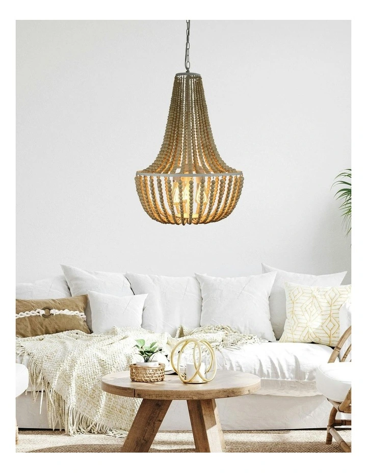 Cascara 3 Pendant Light in Brown image 3