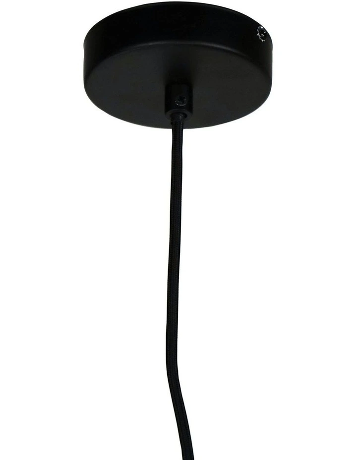 Malo Pendant Light 35cm in Black image 4