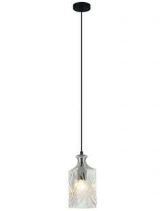 Decant Single Pendant Style 3 Light in White