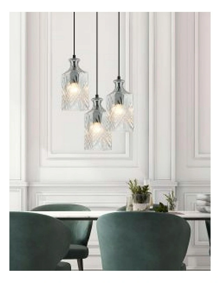 Decant Single Pendant Style 3 Light in White image 4