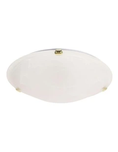 Remo Clips Alabaster Oyster Ceiling Light 40cm in Gold
