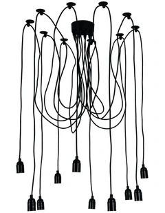 Philly Ten Suspension Pendant Light in Black