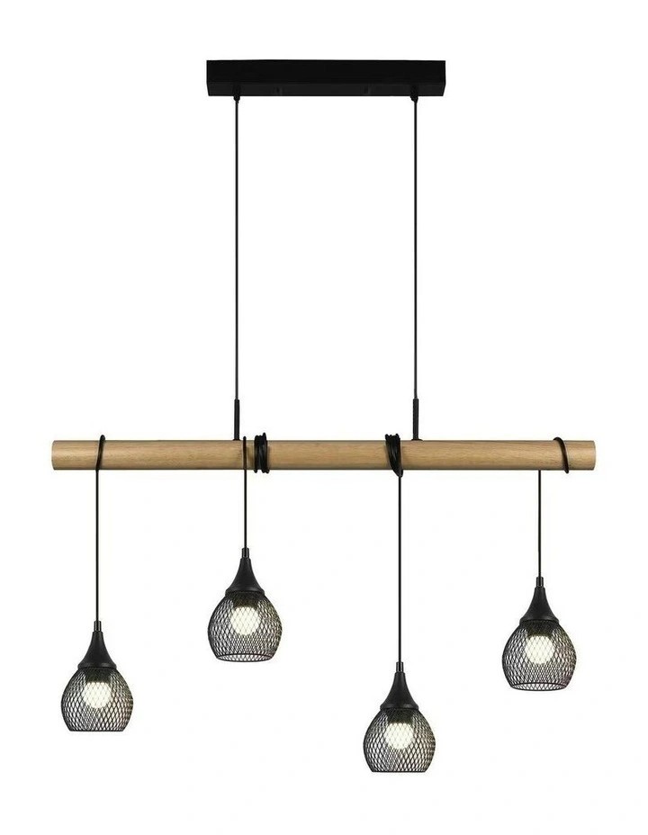 Lars Pendant Light in Black image 1