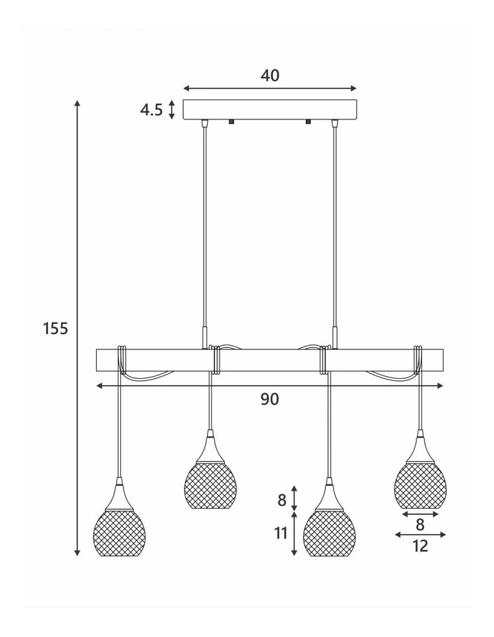 Lars Pendant Light in Black image 4