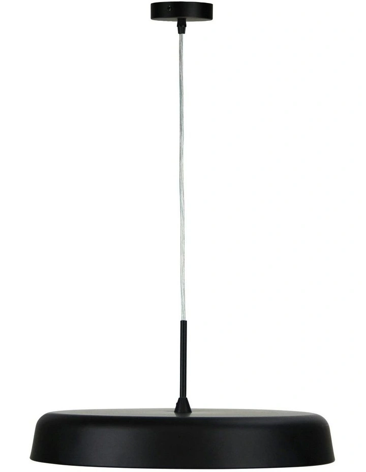 Madison Dimmable Led Pendant Light 42cm in Black image 3