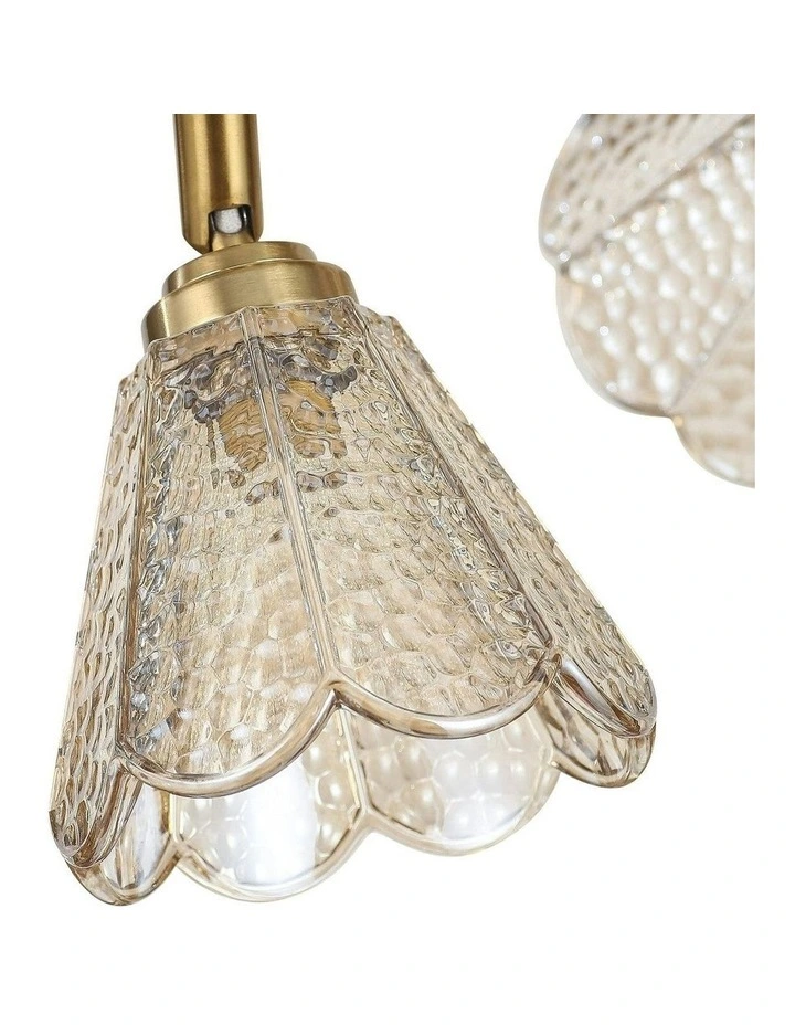 Coraline 4lt Linear Ceiling Light in Champagne image 4