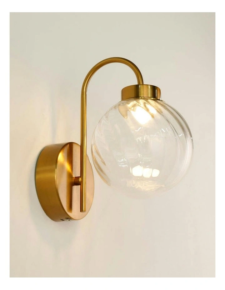 Rhea Rechargeable Built-in LED CCT Dimmable Wall Light in Clear image 3
