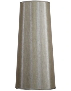 Tapered Table Lamp Shade 19cm in Silver