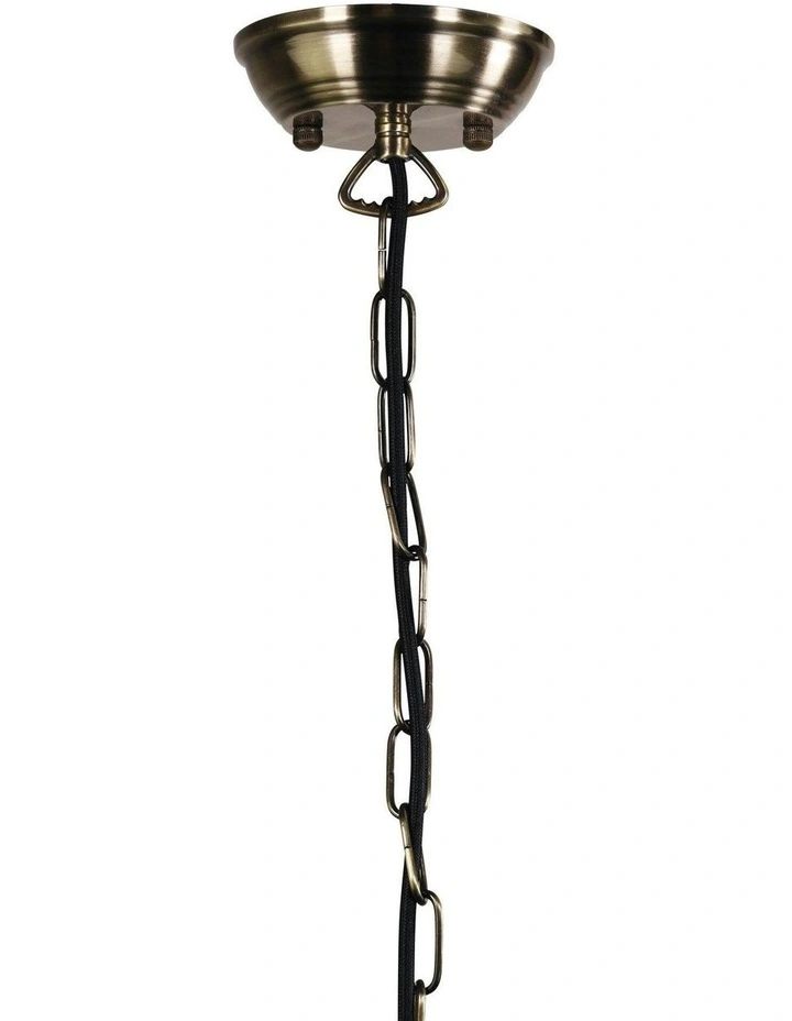Albany Vintage Chain Suspension Light in Multi image 3