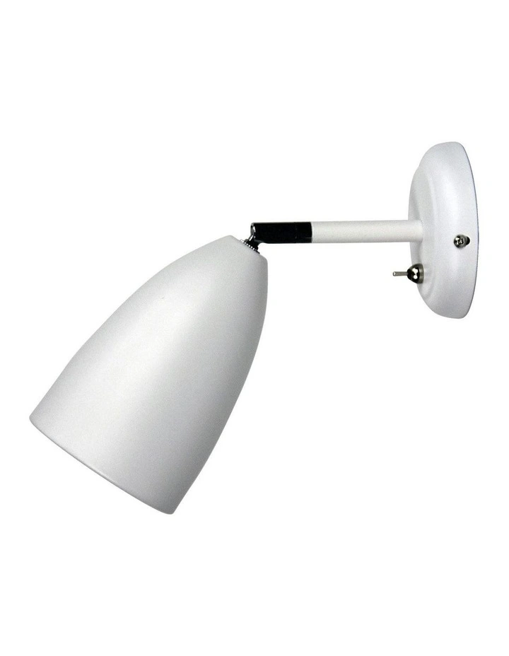 Salem Adjustable Wall Light in White image 1