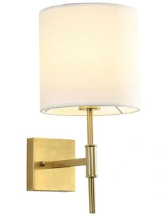 Bella Wall Light in Satin Brass