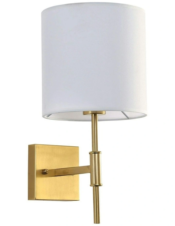 Bella Wall Light in Satin Brass image 3