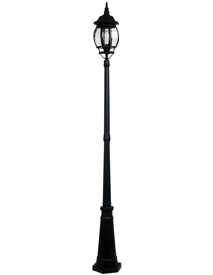 Highgate Outdoor Post Top in Black image 1