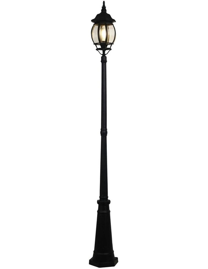 Highgate Outdoor Post Top in Black image 2