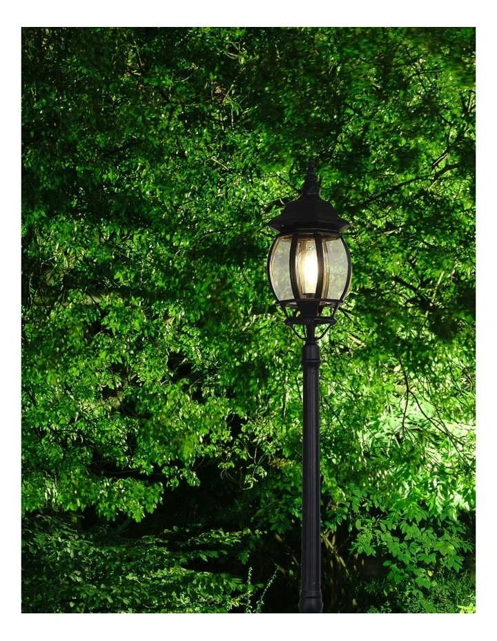 Highgate Outdoor Post Top in Black image 3