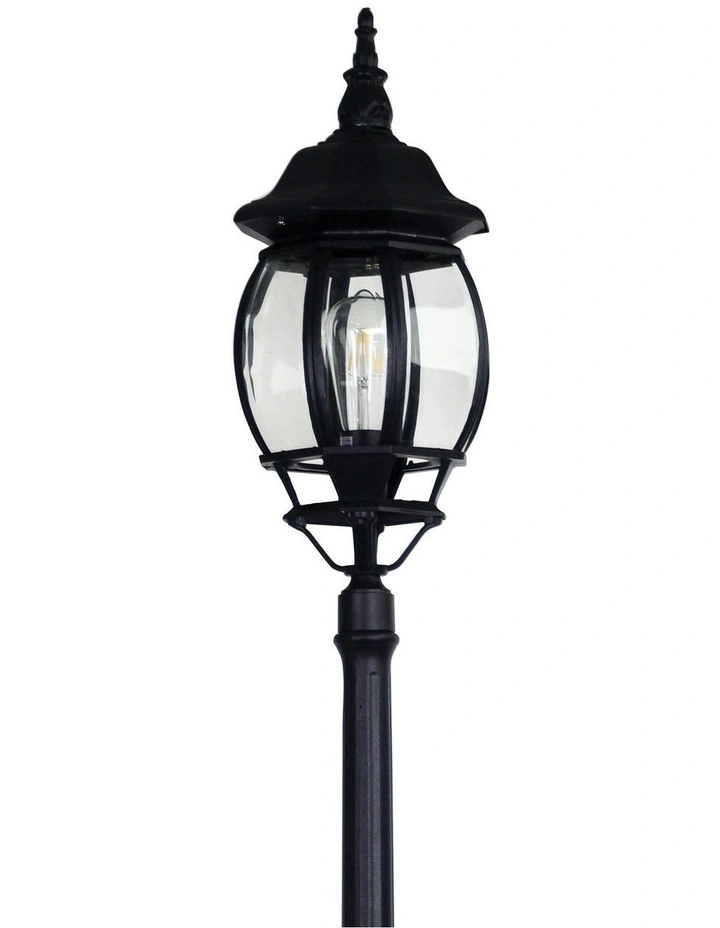 Highgate Outdoor Post Top in Black image 6