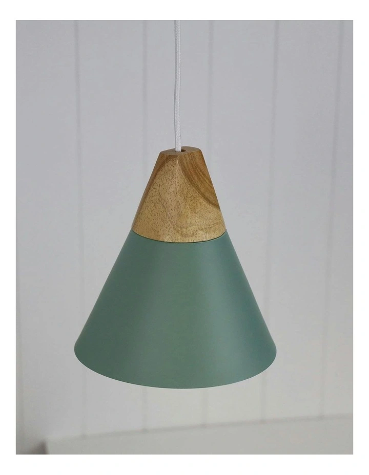 Trigo Pendant Light in Green image 4