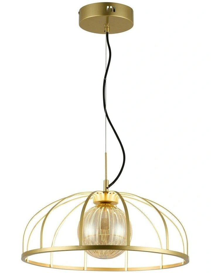 Calista LED Pendant Light in Gold image 2