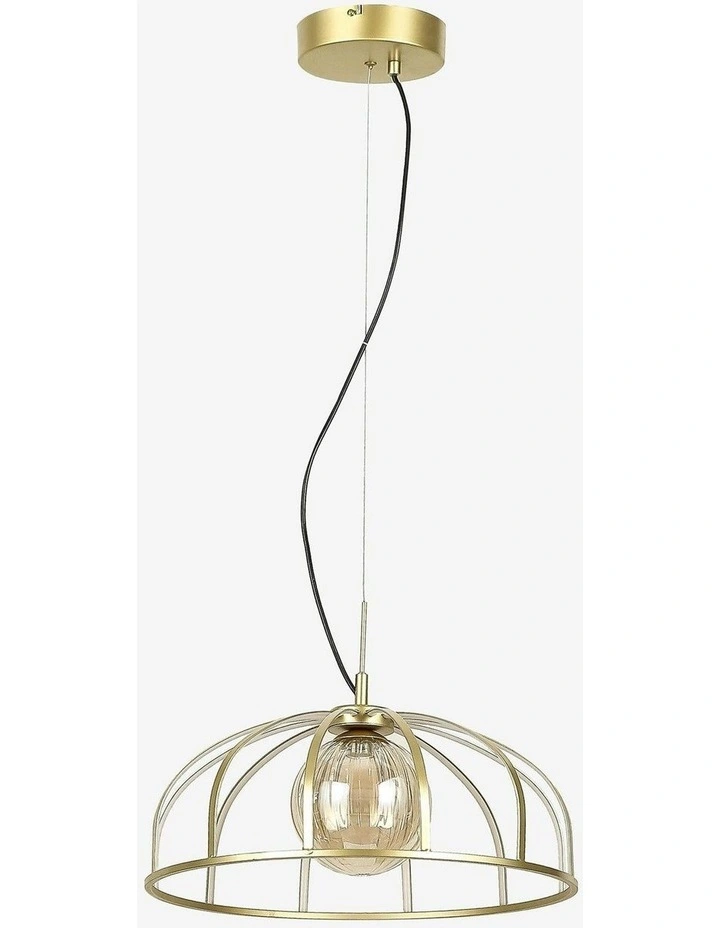 Calista LED Pendant Light in Gold image 3
