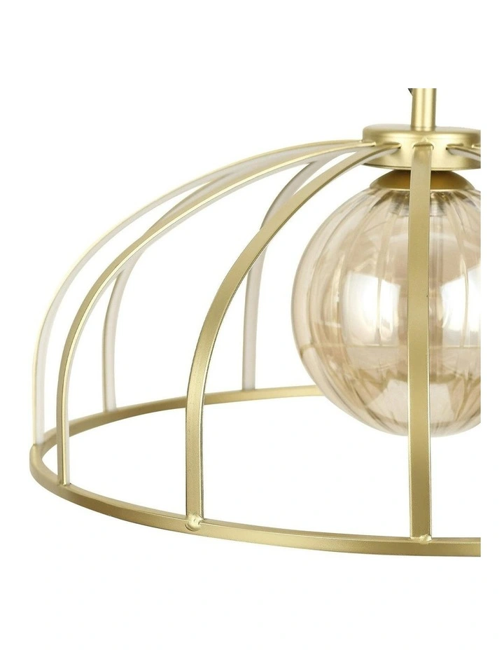 Calista LED Pendant Light in Gold image 5
