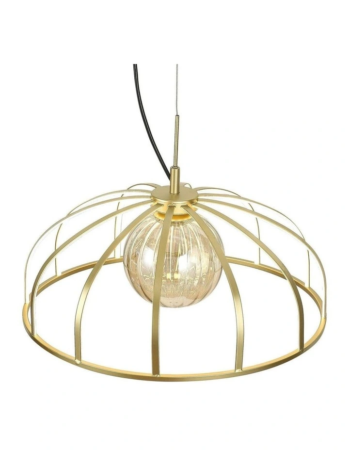 Calista LED Pendant Light in Gold image 6