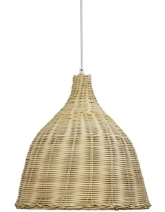 Bukit Cane Pendant Light in Natural