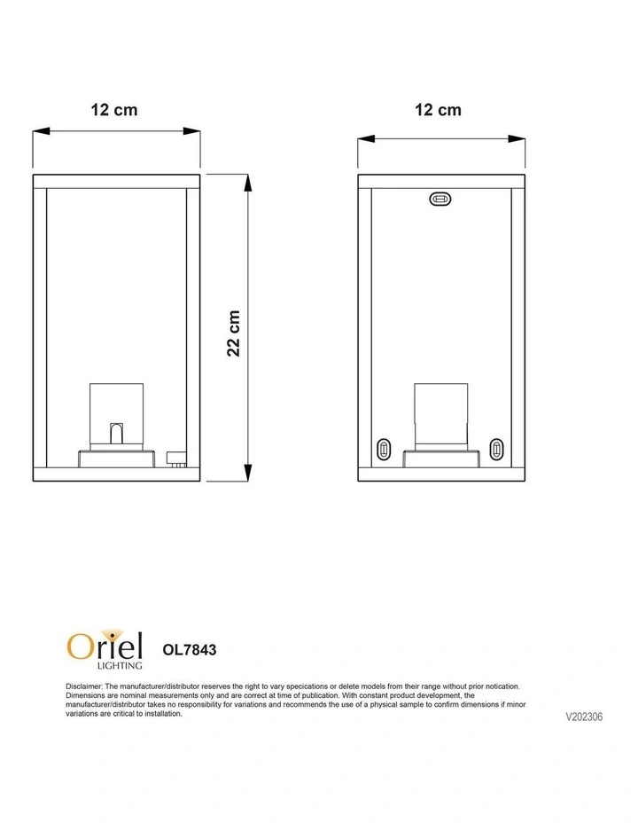 Pandora Aluminium Exterior Light in Black image 3
