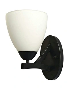 Roxby Traditional Metal Wall Light in Black