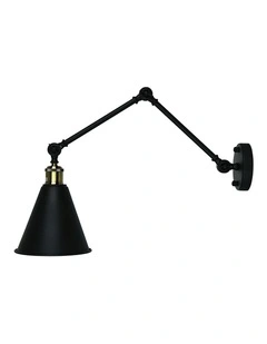 Roxbury Wall Light in Black
