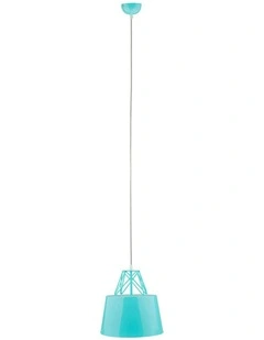 Kaelan Metal Pendant Light in Light Blue