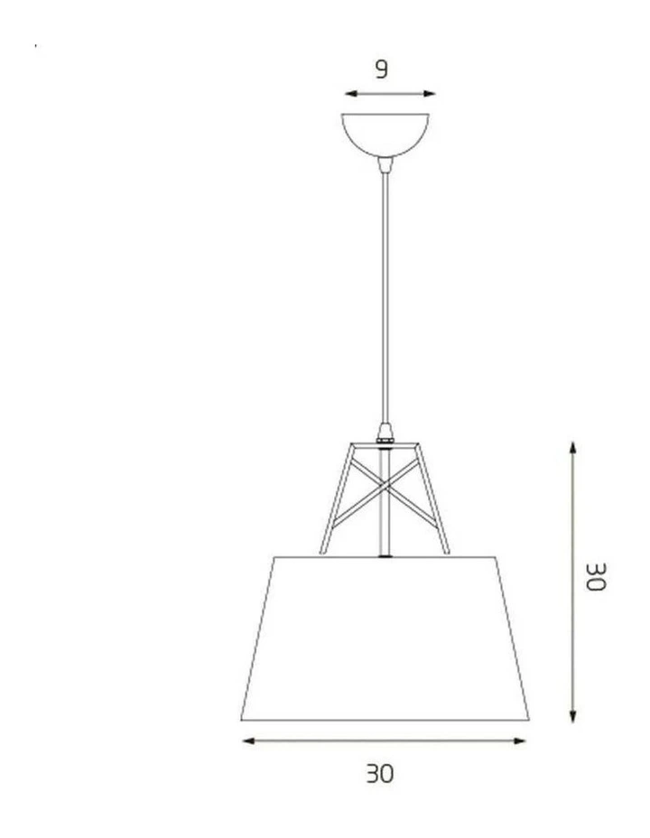 Kaelan Metal Pendant Light in Light Blue image 3