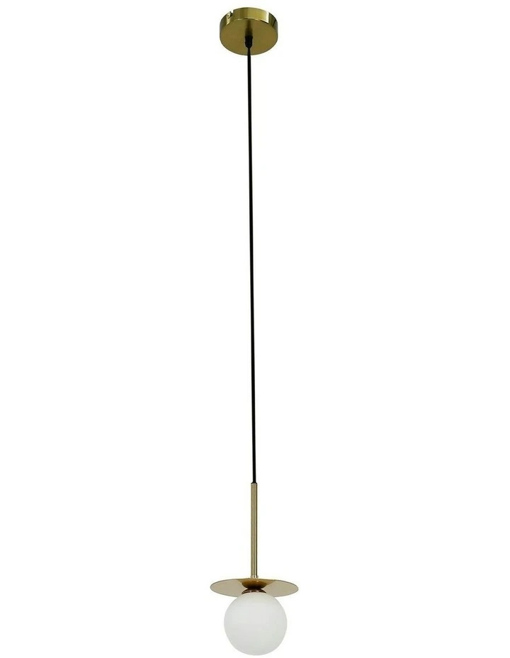 Ophelia 1 Pendant Light in Gold image 1