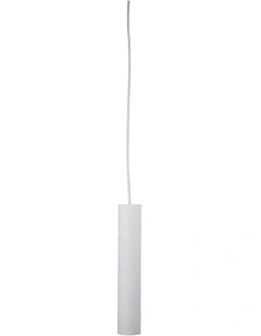 Tig Single Pendant Light in White