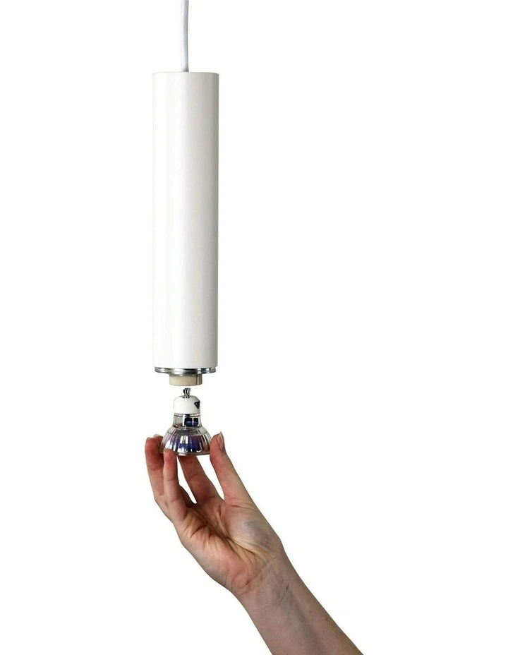 Tig Single Pendant Light in White image 4