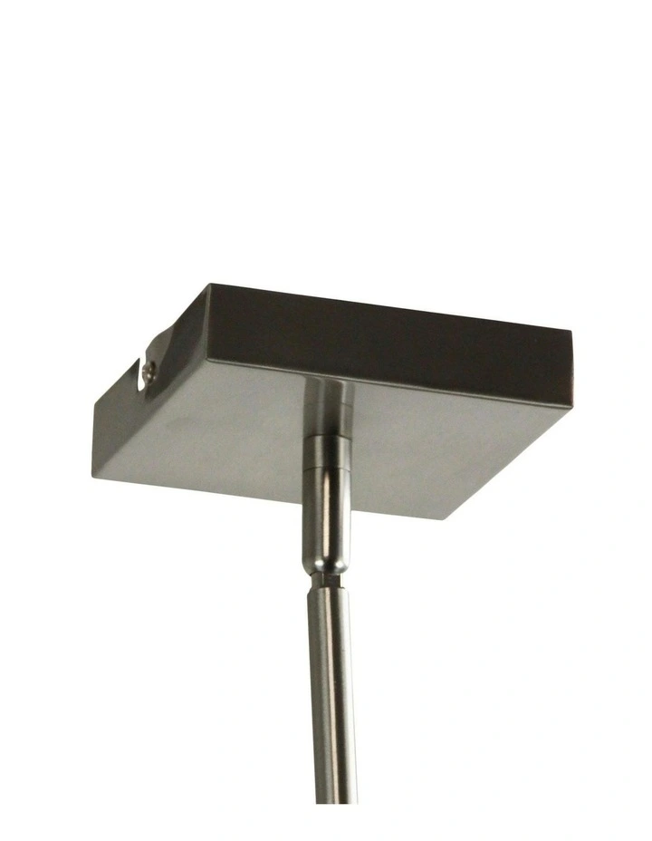 Southport.30 Single Urban Retro 30cm Pendant Light in Silver image 3