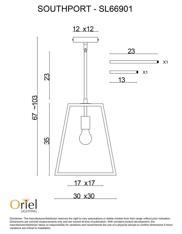 Southport.30 Single Urban Retro 30cm Pendant Light in Silver image 5