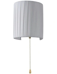 Willow Pull Cord Wall Light in White