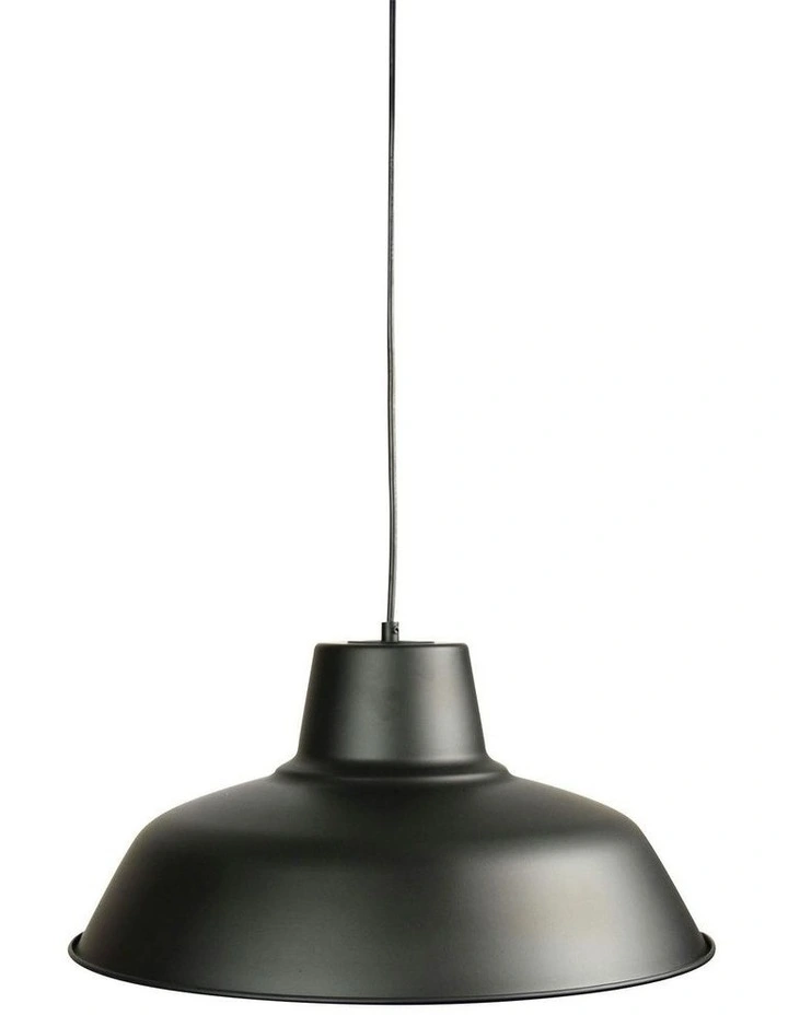 Forge 430 Single Pendant Light in Black image 1