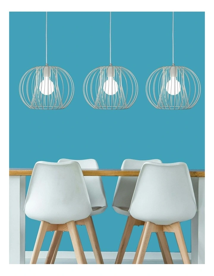 Malo Pendant Light 35cm in White image 3