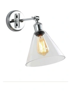 Heath Swing Arm Wall Light in Silver