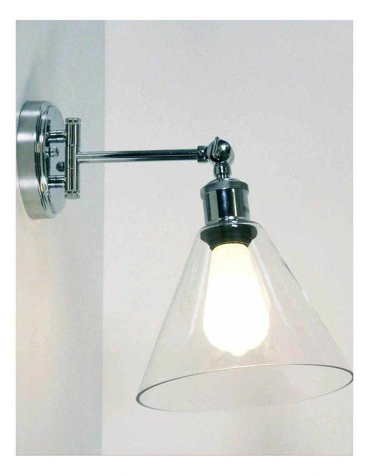 Heath Swing Arm Wall Light in Silver image 3