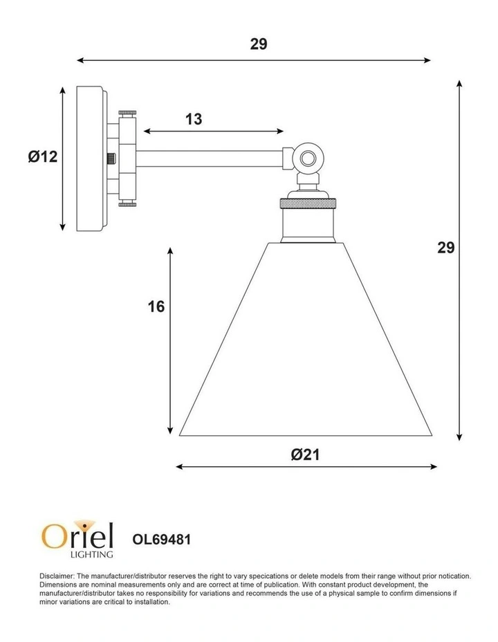 Heath Swing Arm Wall Light in Silver image 5