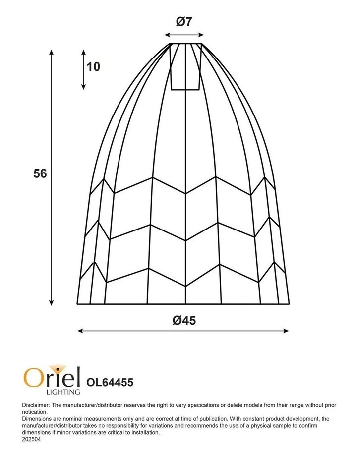 Tanah Pendant Shade Only in Brown image 4