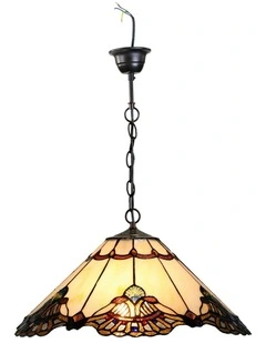 Benita Tiffany Pendant Light in Beige