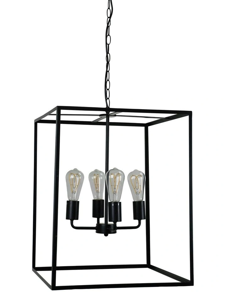 Hampton Pendant Light in Black image 1