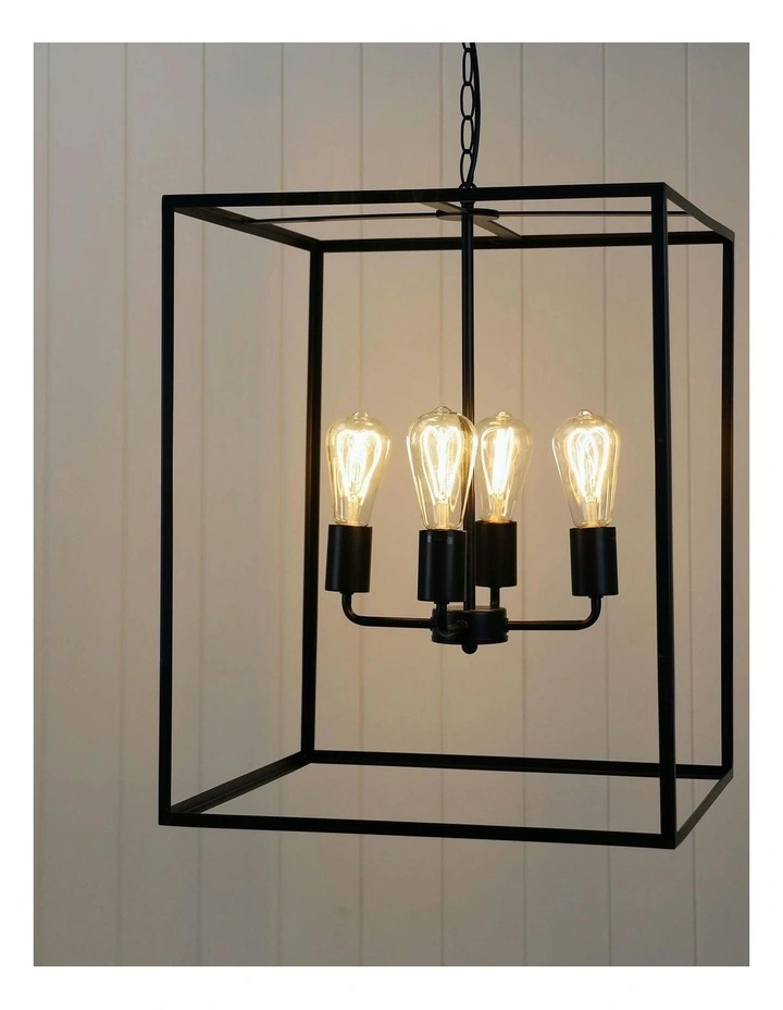 Hampton Pendant Light in Black image 2