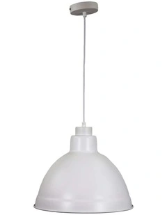 Yard Industrial Style Shade 35cm in White