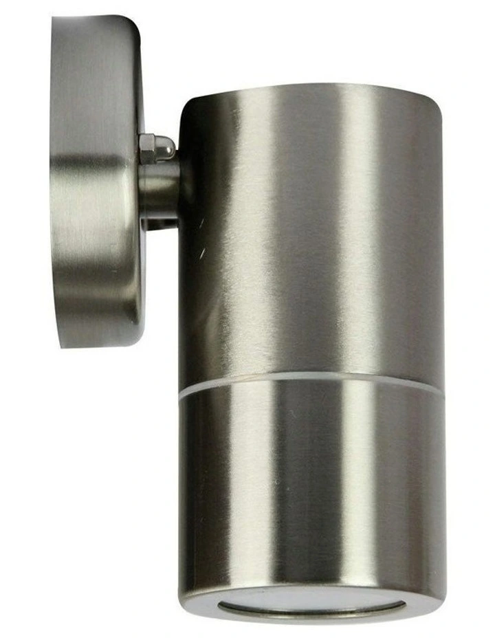 Zeta Stainless Steel Wall Washer Single in Silver image 1