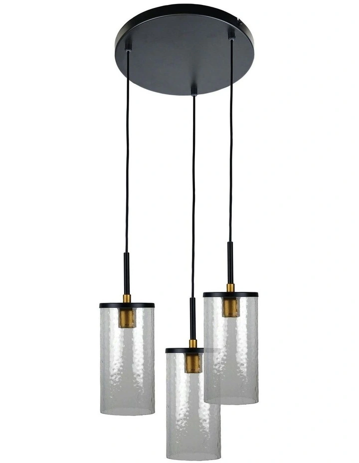 Raymont 3 Lits Pendant Light in Silver image 1